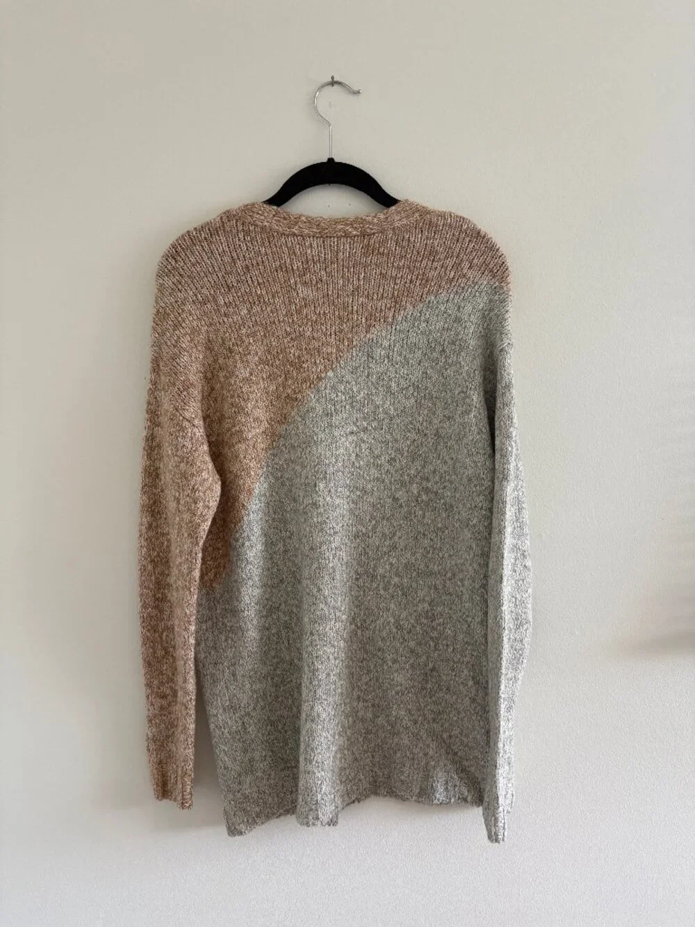 CAbi Two-Tone Knit Cardigan